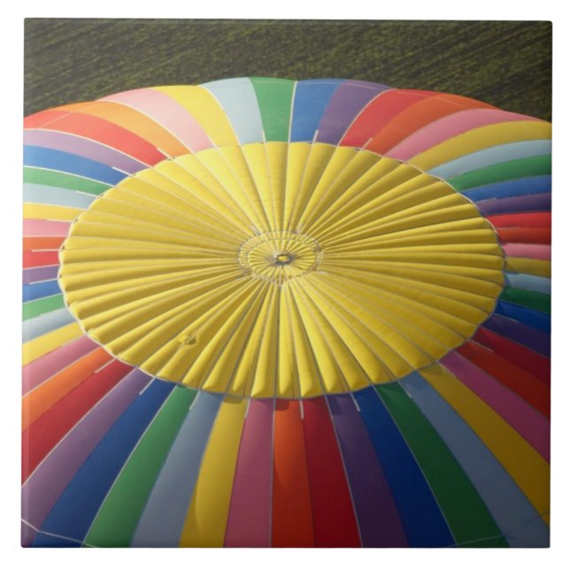 Heißluftballon, in der Nähe von Methven, Canterbur Fliese (Vorderseite)