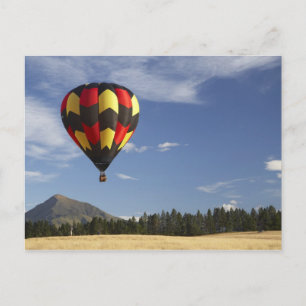 Heißluftballon in der Nähe von Wanaka, Südinsel, N Postkarte
