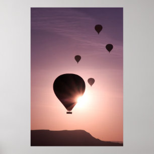 Heißluftballon in Goreme Poster