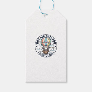 Heißluftballon Katze Süße Katze T-Shirt Design - H Geschenkanhänger