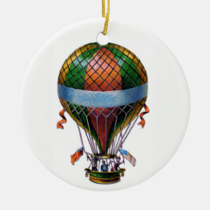 Heißluftballon Keramikornament
