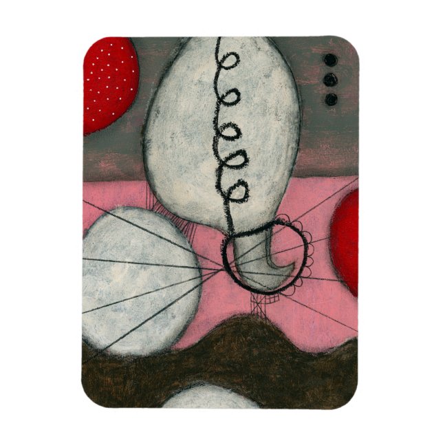Heißluftballon Kühlschrank Magnet (Vertikal)