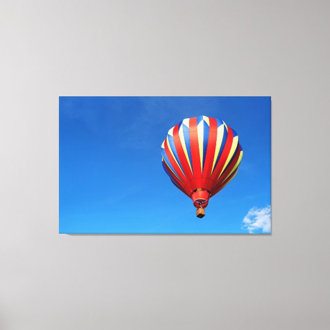 Heißluftballon Leinwanddruck (Vorderseite)