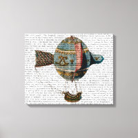 Heißluftballon mit Schwanz-Feder