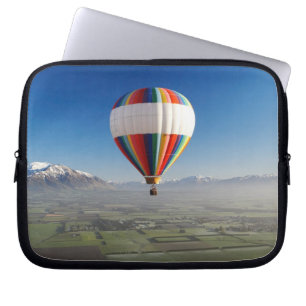 Heißluftballon nahe Methven, Canterbury 3 Laptopschutzhülle
