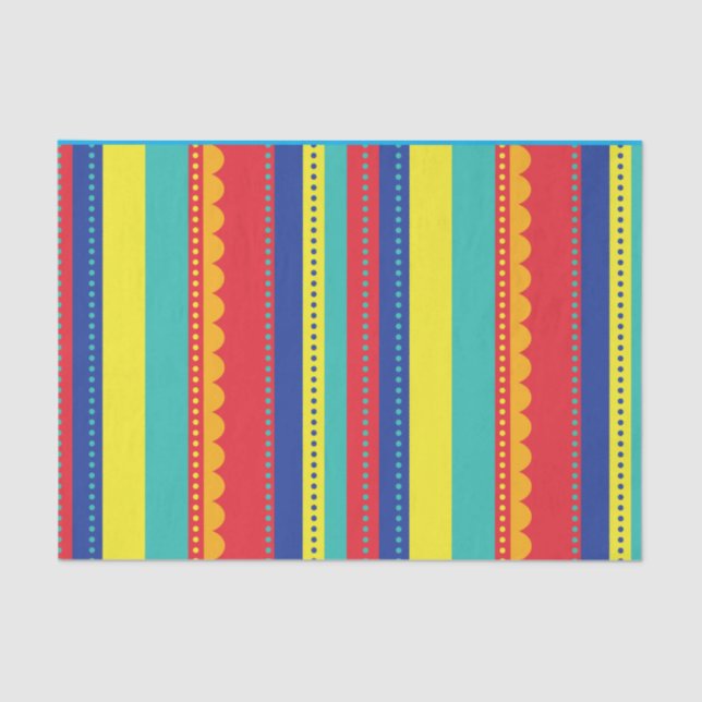 Heißluftballon Niedliche Farbgebung 1. Geburtstag  Seidenpapier (Vorderseite)