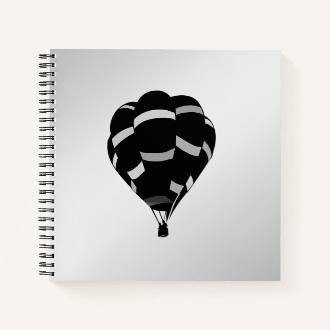 Heißluftballon Notizbuch (Vorderseite)