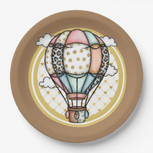 Heißluftballon Pappteller
