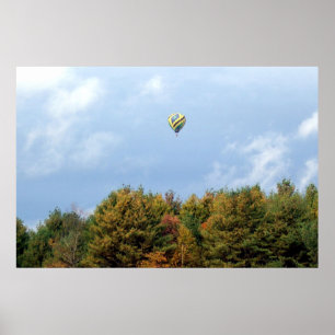 Heißluftballon Poster