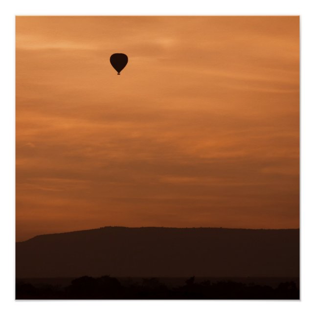 Heißluftballon Poster (Vorderseite)
