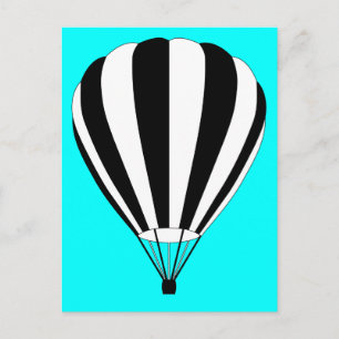 Heißluftballon Postkarte