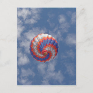 Heißluftballon Postkarte