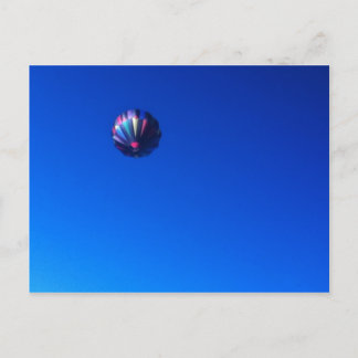 Heißluftballon Postkarte