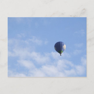 Heißluftballon Postkarte