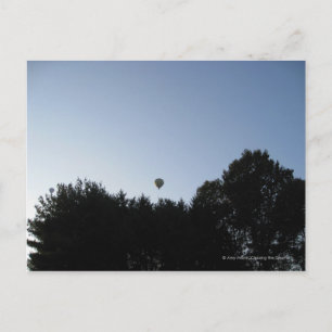 Heißluftballon Postkarte