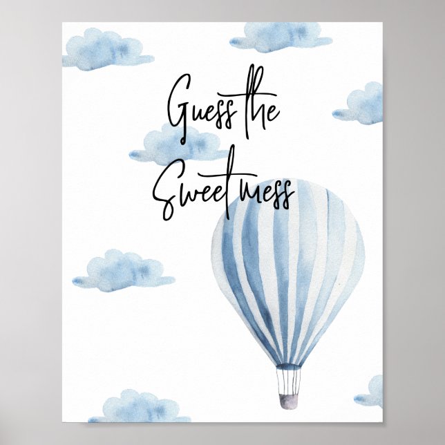 Heißluftballon - Raten Sie das süße Chaos Poster (Vorne)