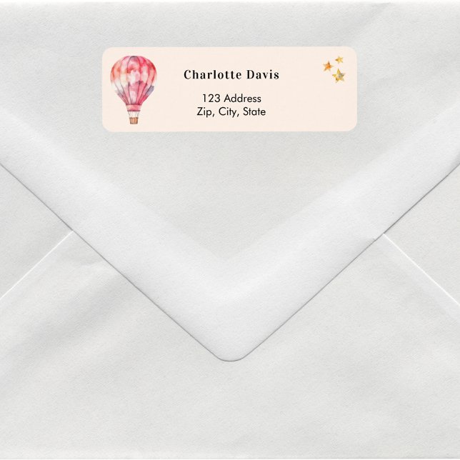 Heißluftballon Rosa Rücksendeadresse (Von Creator hochgeladen)