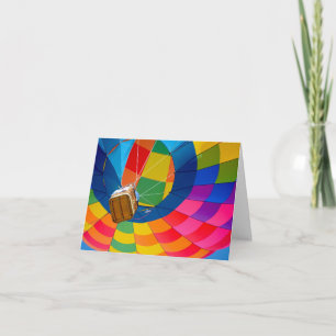 Heißluftballon-Spektakel Karte