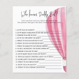 Heißluftballon - Spiel Wer DADDY am besten kennt