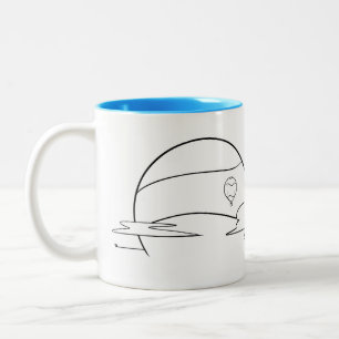 Heißluftballon Sun Kaffee Tasse