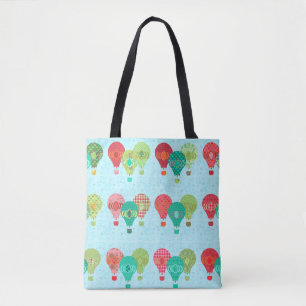 Heißluftballon süßes Vintage-Muster Illustration