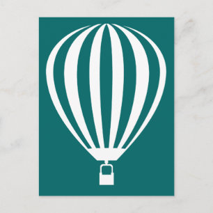 Heißluftballon v.2 postkarte