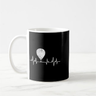 Heißluftballon Vintage Herzschlag Ekg Liebe Kaffeetasse