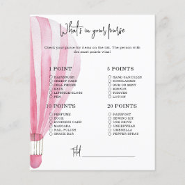 Heißluftballon - Was in Ihrer Handtasche ist Babyd