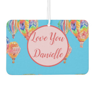 Heißluftballon Wasserfarben-Balloons Autolufterfrischer