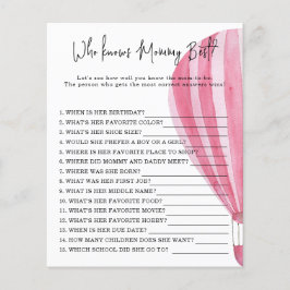 Heißluftballon - Wer kennt Mami am besten