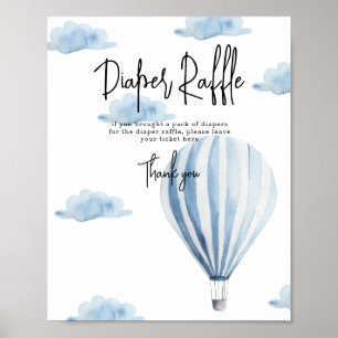 Heißluftballon - Windel-Raffel-Spiel Poster