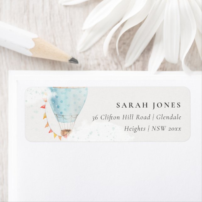 Heißluftballon Wolken Sterne Wir haben bewegte Adr (Insitu)