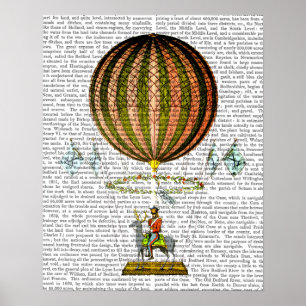 Heißluftballon Zephire Poster