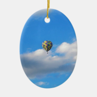 Heißluftballonfahrt II Keramikornament