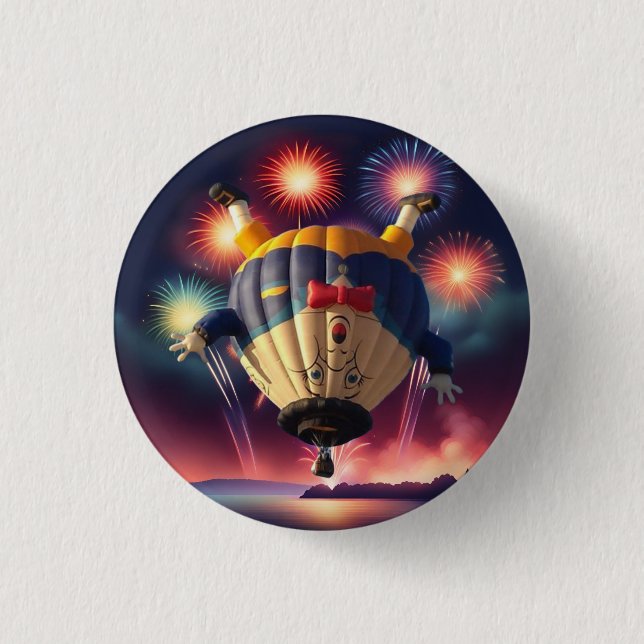 Heissluftballonfestival Button (Vorderseite)