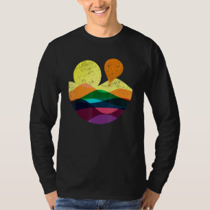 Heißluftballonflug Abstrakt farbige Flug D T-Shirt