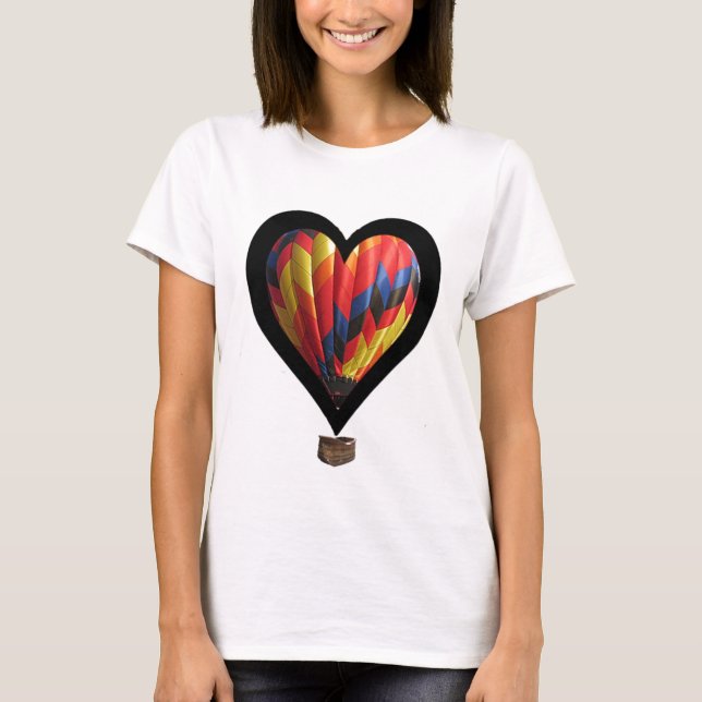 Heißluftballonherz T-Shirt (Vorderseite)