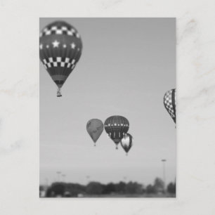 Heißluftballons, Ballonfeuer, Olathe, Kansas 3 Postkarte
