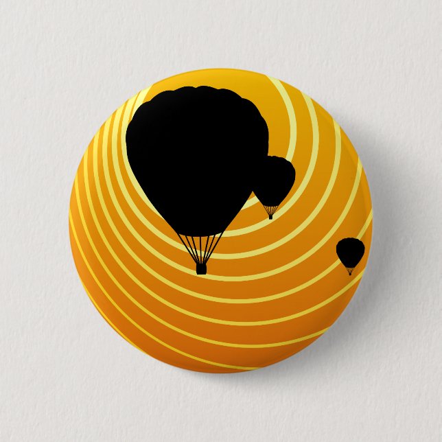 Heißluftballons Button (Vorderseite)