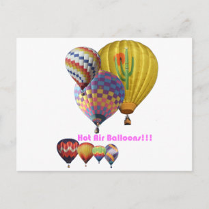 Heißluftballons!!!! Collage Postkarte