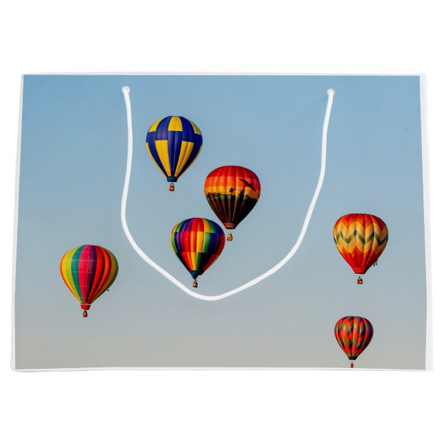 Heißluftballons Große Geschenktüte (Vorderseite)