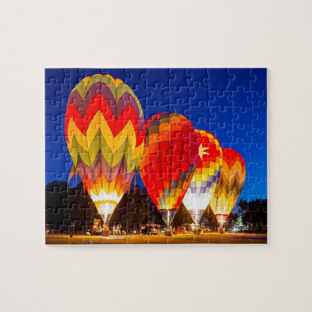 Heißluftballons Ignition Jigsaw Puzzle (Horizontal)