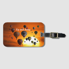 Heißluftballons im Fluggepäck Gepäckanhänger