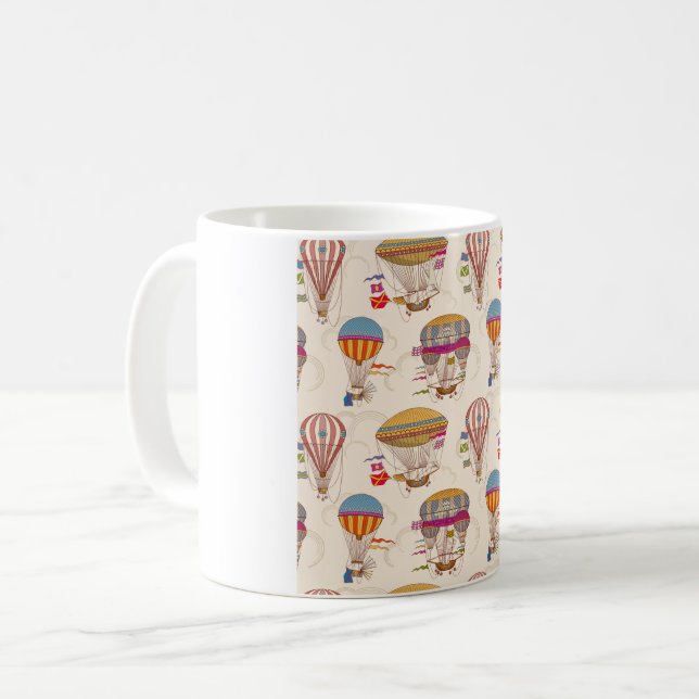 Heißluftballons Kaffeetasse (Vorderseite Links)