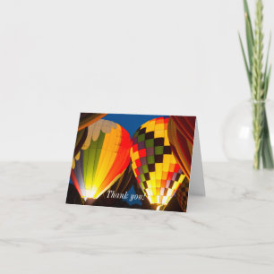 Heißluftballons leuchten dank Karte