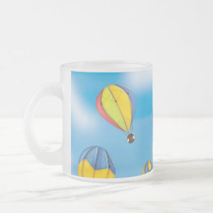Heißluftballons Mattglastasse