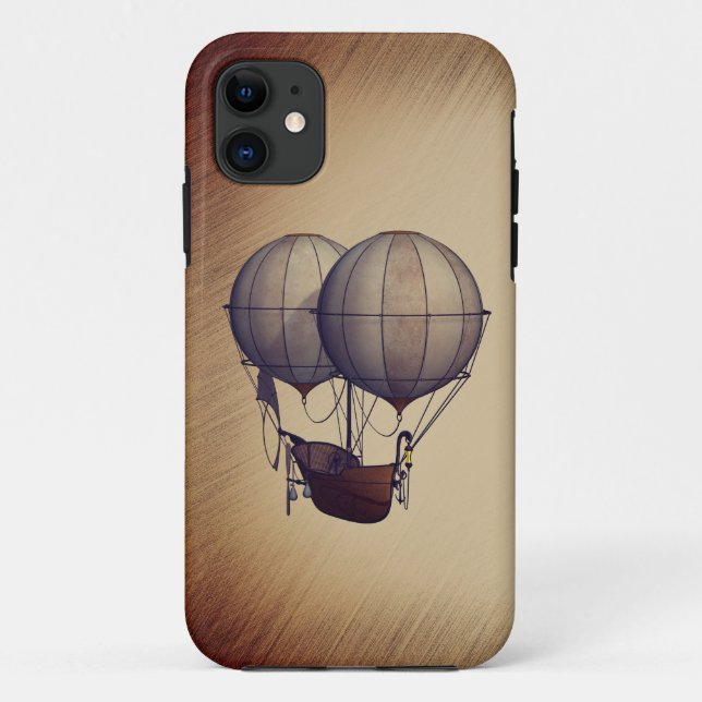 Heißluftballons mit Schiff Case-Mate iPhone Hülle (Rückseite)