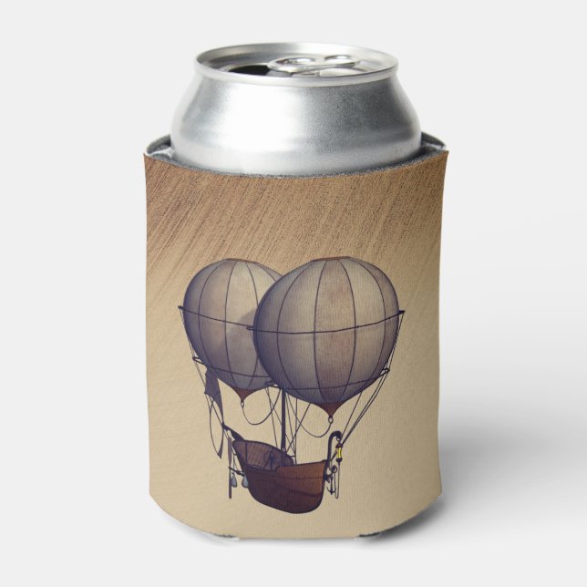 Heißluftballons mit Schiff Dosenkühler (Kanne Vorderseite)