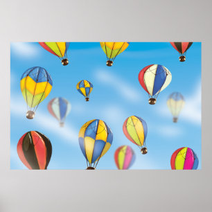 Heißluftballons Poster