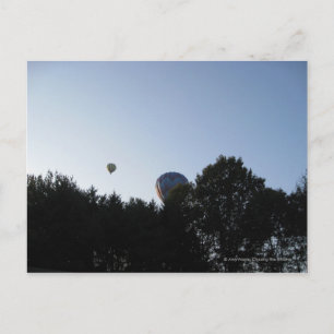 Heißluftballons Postkarte
